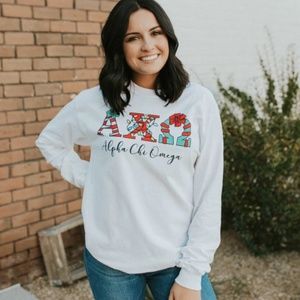 Pi Phi Holiday Long Sleeve Tee